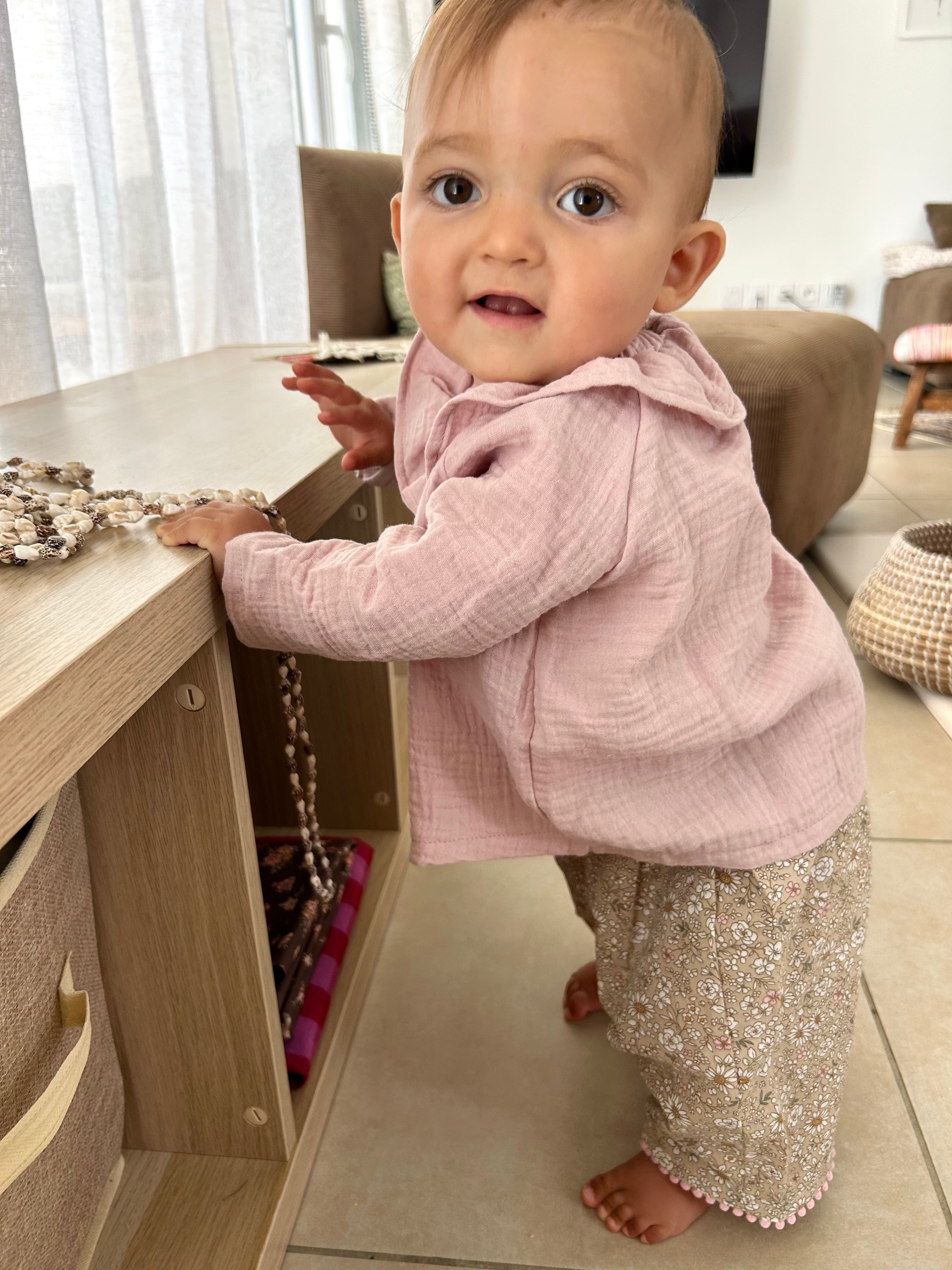 🌸 Blouse Bébé Rosée