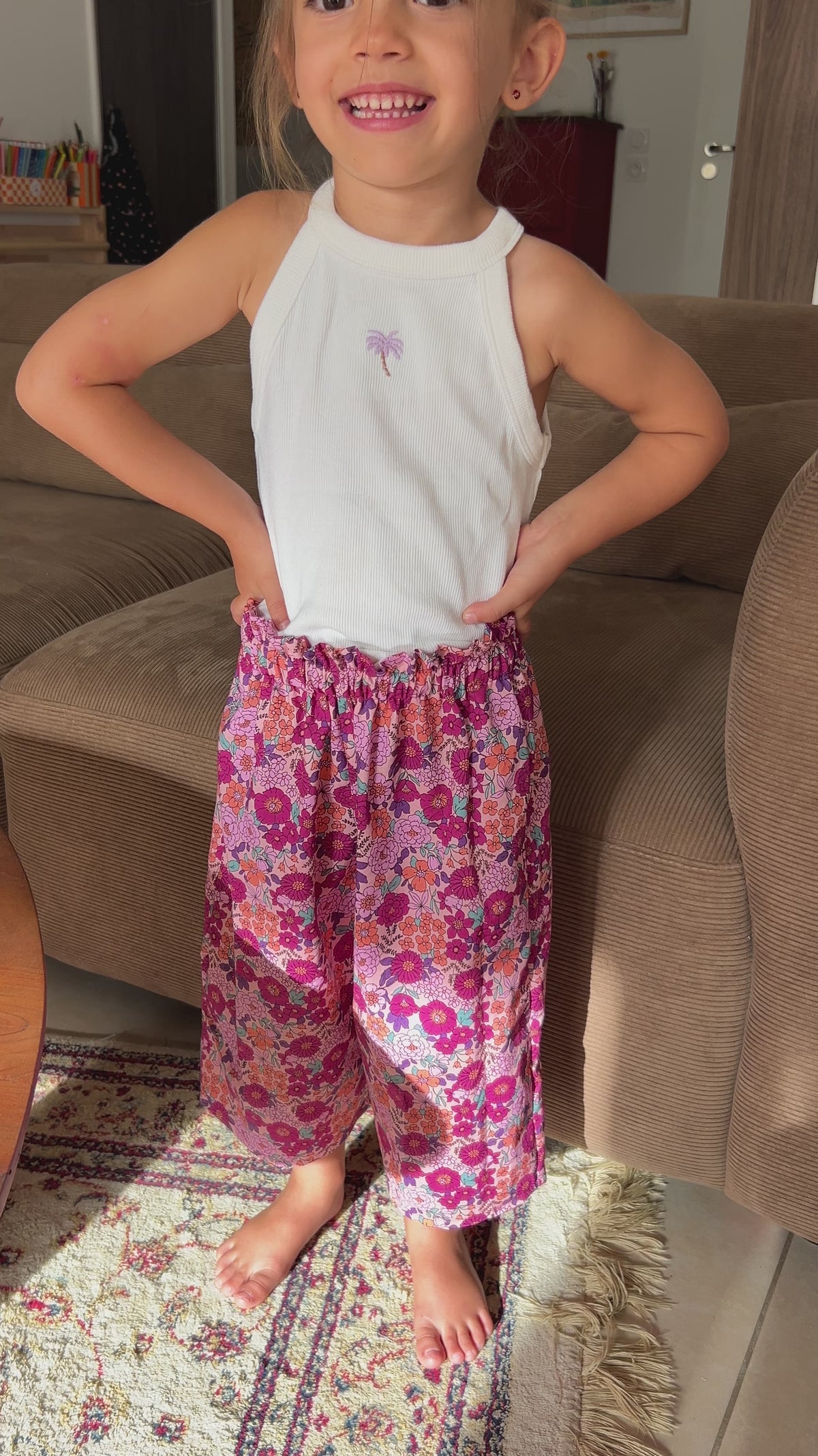 🌺 Pantalon Pivoine